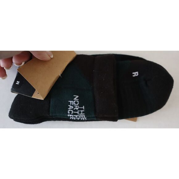 The North Face Men's 8.5-10 Women's 10-12 Pine Needle Green Hiking Quarter Socks - Picture 6 of 8